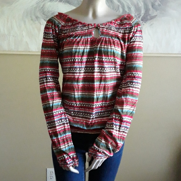 Lucky Brand Long sleeve Off shoulder top size M - Picture 4 of 8